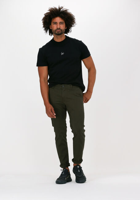 Donkergroene SELECTED HOMME Chino SLHSTRAIGHT-NEWPARIS FLEX PANT - large