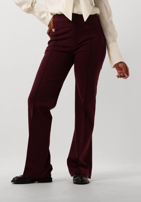 Rode VANILIA Flared broek FLARED PUNTO PANTS - large