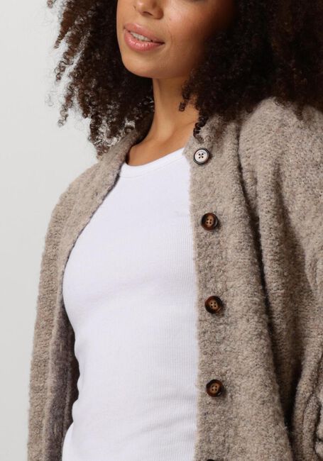 Beige CIRCLE OF TRUST Vest ABBEY CARDIGAN - large