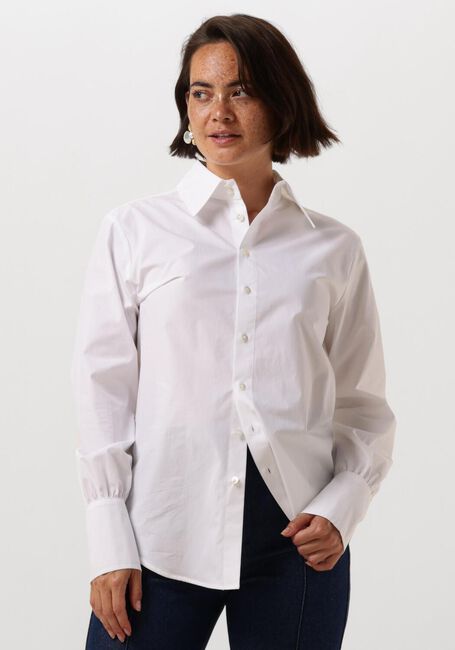 Witte VANILIA Blouse CLASSIC POPLIN BLOUSE - large