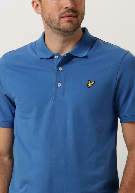 Blauwe LYLE & SCOTT Polo PLAIN POLO SHIRT - large