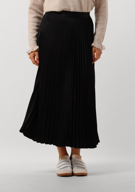 Zwarte Y.A.S. Midirok YASCELINE HW MIDI SKIRT S. - large