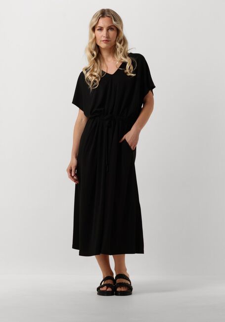 Zwarte MINUS Midi jurk TRINA MIDI MODAL DRESS - large