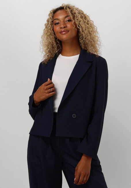 Donkerblauwe Y.A.S. Blazer YASDAKOTA LS SHORT BLAZER - large