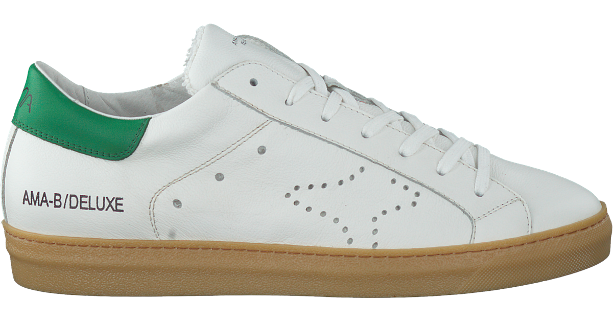 Witte AMA BRAND DELUXE Sneakers AMA-B/DELUXE HEREN | Omoda