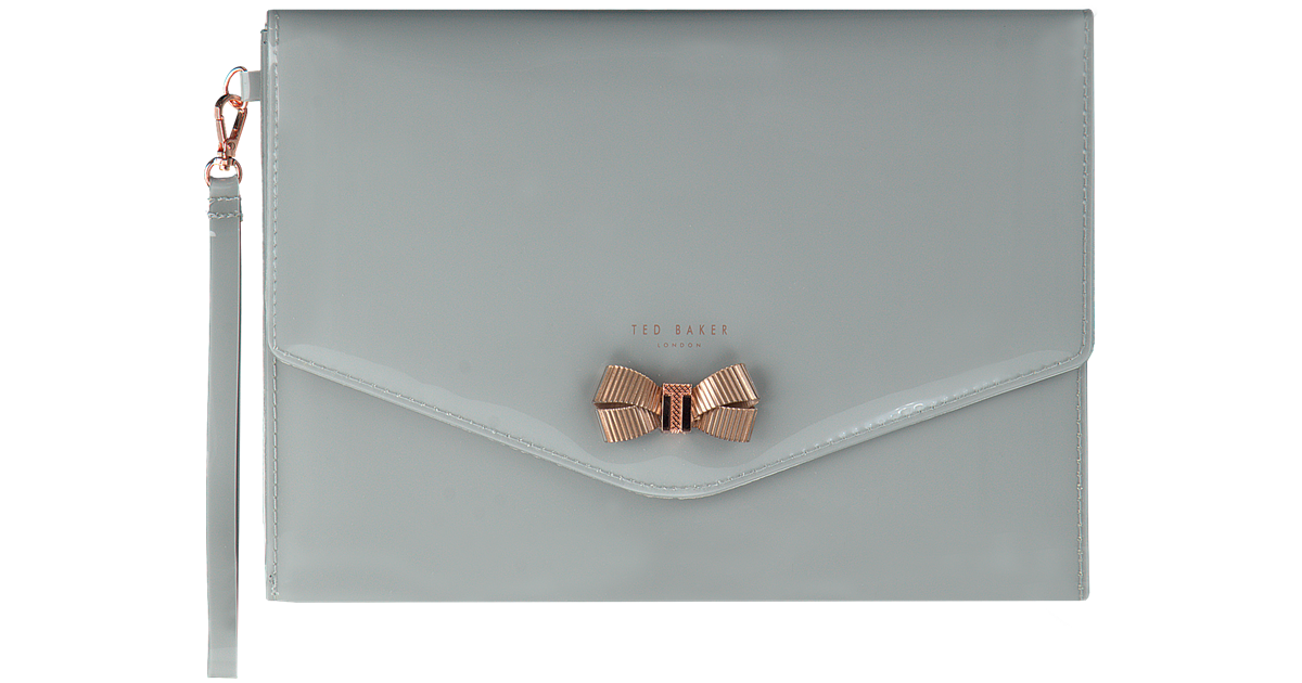 ted baker cream clutch