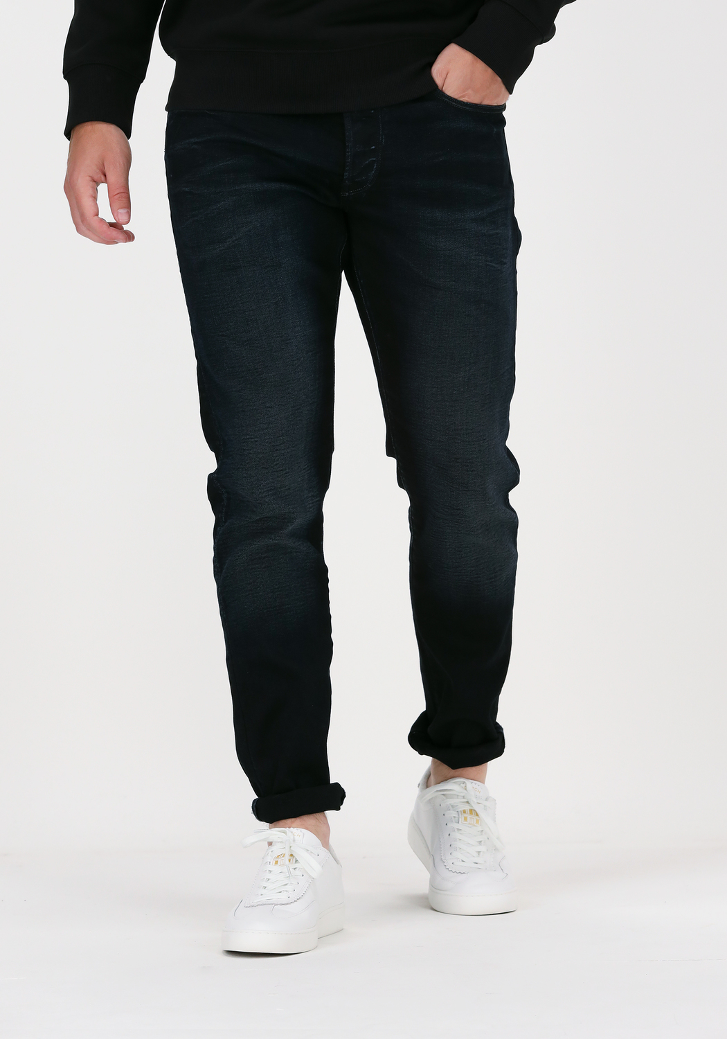 Zwarte G Star Raw Slim Fit Jeans 5245 Slander R Super Stretch Omoda 3650