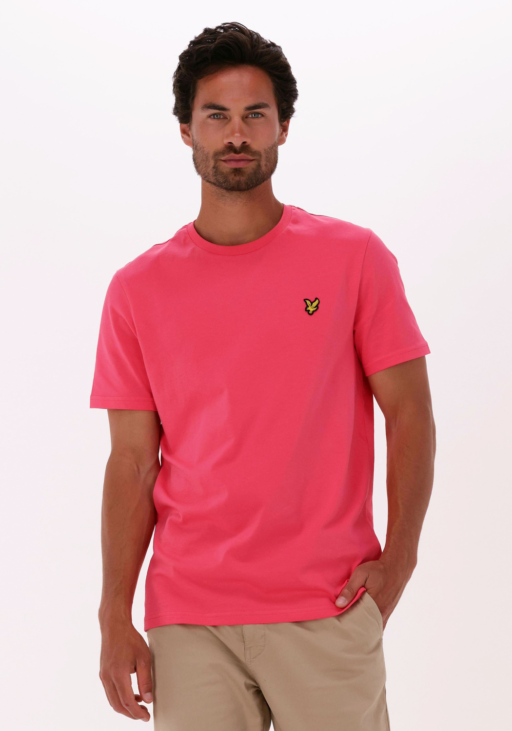 Lyle and scott store t shirt rosa