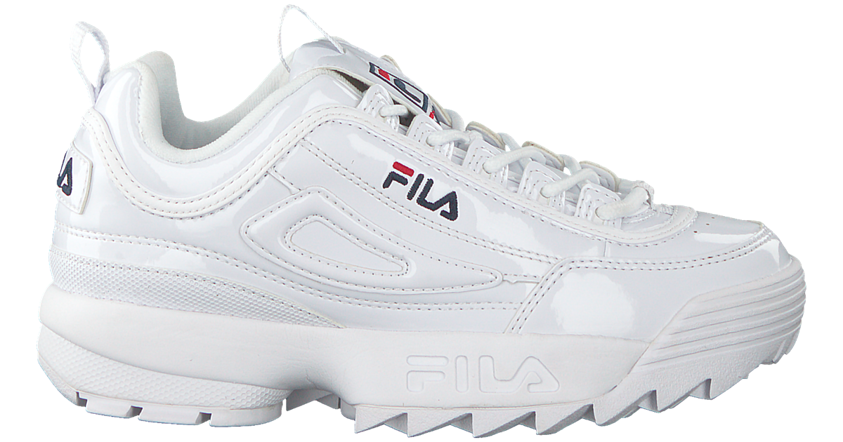 fila disruptor m low wmn white